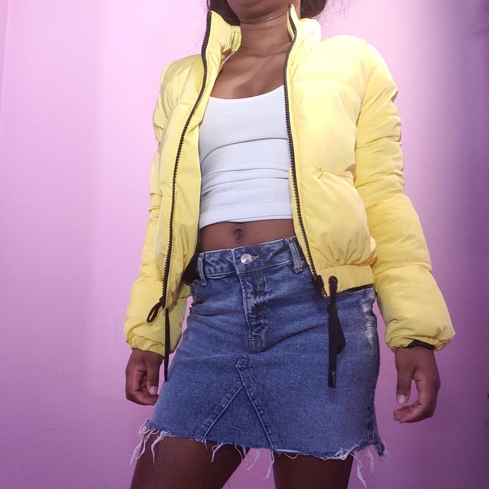 Womens cropped Padded Jacket